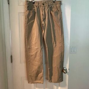 Tan Levi 505 pants
